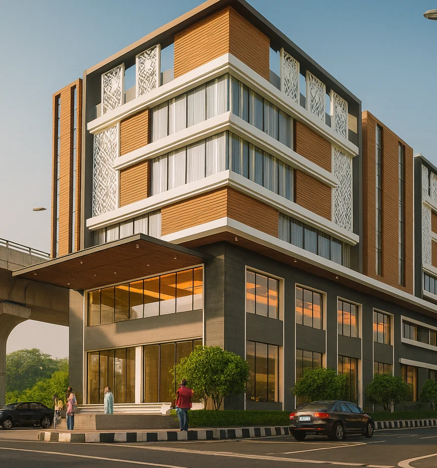 Architectural design detail of VR Square